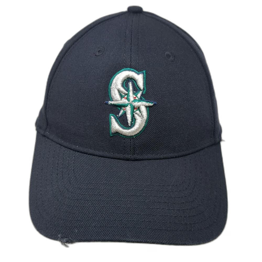 New Era MLB Seattle Mariners Baseball Cap Blue One Size Strapback Adjustable Hat